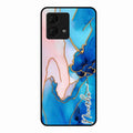 Blue Marble Glossy Metal Case Cover For Motorola g84 5G