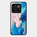 Blue Marble Glossy Metal Case Cover For Oneplus 10T 5G