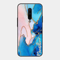 Blue Marble Glossy Metal Case Cover For Oneplus 7 Pro