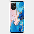 Blue Marble Glossy Metal Case Cover For Oneplus 8T