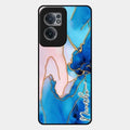 Blue Marble Glossy Metal Case Cover For Oneplus Nord Ce 2 5G