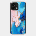 Blue Marble Glossy Metal Case Cover For Oppo K13 5G