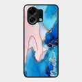 Blue Marble Glossy Metal Case Cover For Oppo K13 Turbo 5G