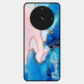 Blue Marble Glossy Metal Case Cover For Realme 11 Pro 5G
