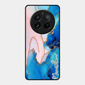 Blue Marble Glossy Metal Case Cover For Realme 12 Pro Plus 5G