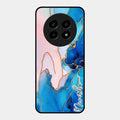 Blue Marble Glossy Metal Case Cover For Realme 13 Pro Plus 5G
