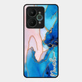 Blue Marble Glossy Metal Case Cover For Realme 15 5G