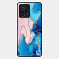 Blue Marble Glossy Metal Case Cover For Realme 9 Pro Plus 5G