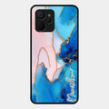 Blue Marble Glossy Metal Case Cover For Realme 9I 5G