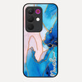 Blue Marble Glossy Metal Case Cover For Realme C85 5G