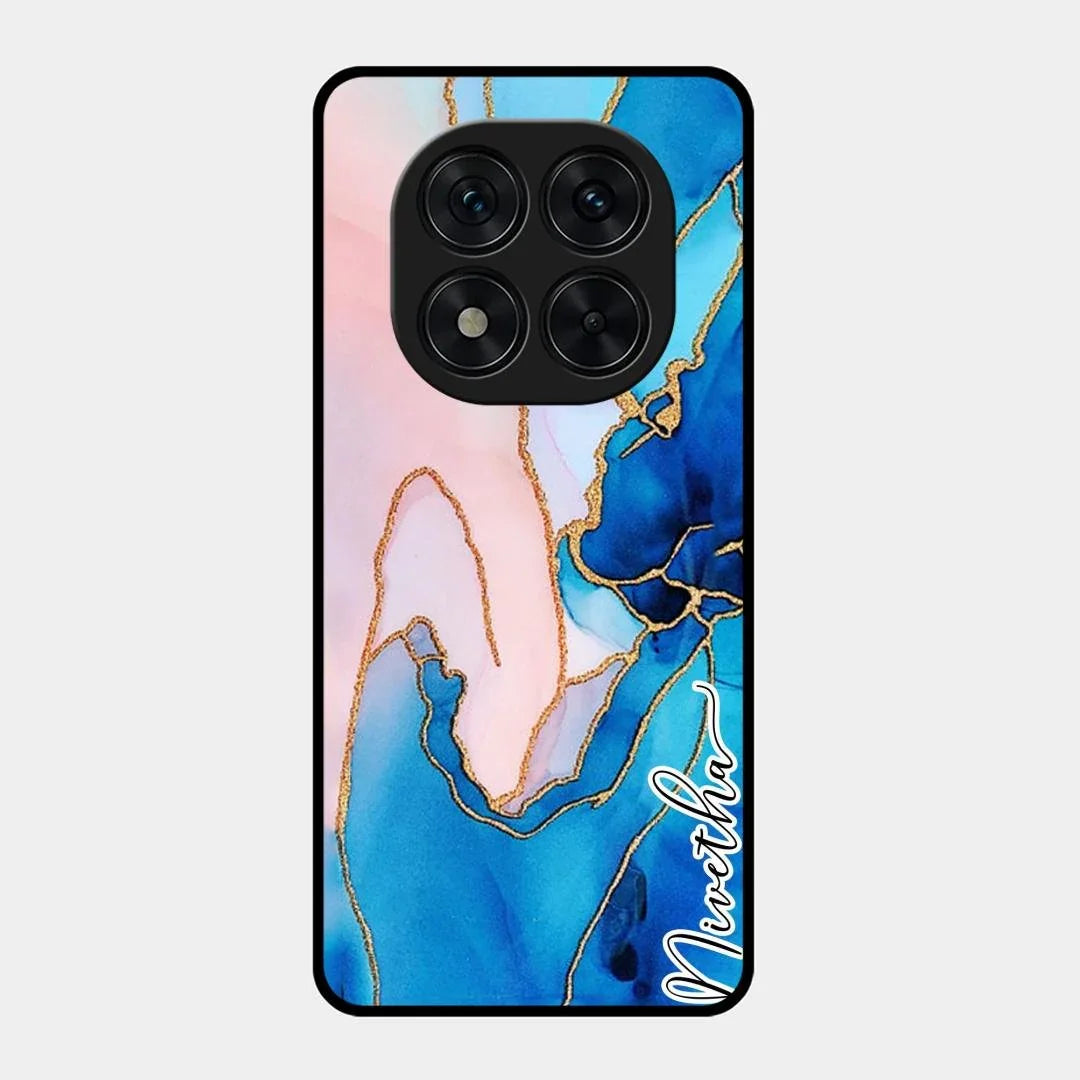 Blue Marble Glossy Metal Case Cover For Redmi Note 15 Pro Plus 5G