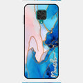 Blue Marble Glossy Metal Case Cover For Redmi Note 9 Pro Max