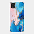 Blue Marble Glossy Metal Case Cover For Samsung Galaxy F14 5G