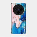 Blue Marble Glossy Metal Case Cover For Vivo X200 5G