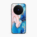 Blue Marble Glossy Metal Case Cover For Vivo X300 5G