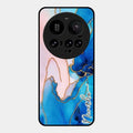 Blue Marble Glossy Metal Case Cover For Xiaomi 15 Ultra 5G