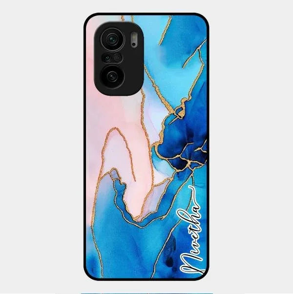 Blue Marble Glossy Metal Case Cover For Xiaomi Mi 11X 5G