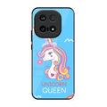 Blue Unicorn Queen Glass Phone Case For iQOO 15 5G