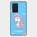 Blue Unicorn Queen Glass Phone Case For Iqoo 9 Se 5G