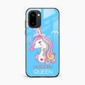 Blue Unicorn Queen Glass Phone Case For OnePlus 15R 5G
