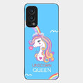 Blue Unicorn Queen Glass Phone Case For Oneplus Nord 2 5G