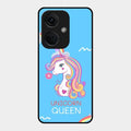Blue Unicorn Queen Glass Phone Case For Oneplus Nord Ce 3 5G