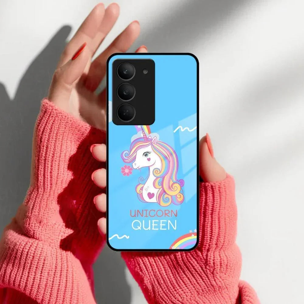 Blue Unicorn Queen Glass Phone Case For Realme/Narzo - ShopOnCliQ