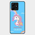 Blue Unicorn Queen Glass Phone Case For Realme C53