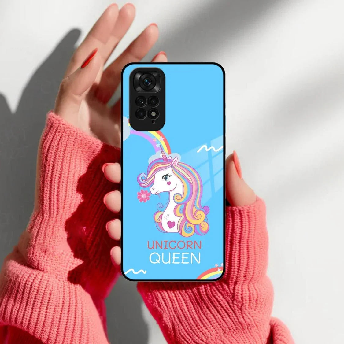 Blue Unicorn Queen Glass Phone Case For Redmi/Xiaomi - ShopOnCliQ
