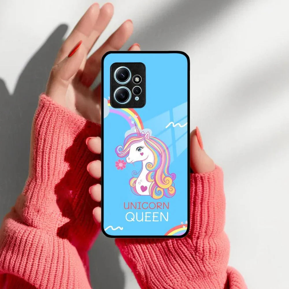 Blue Unicorn Queen Glass Phone Case For Redmi/Xiaomi - ShopOnCliQ