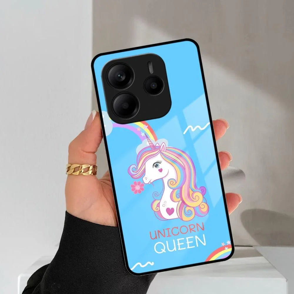 Blue Unicorn Queen Glass Phone Case For Redmi/Xiaomi - ShopOnCliQ