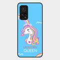 Blue Unicorn Queen Glass Phone Case For Xiaomi Mi 10T Pro 5G
