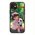 Blush & Panda Glass Case Cover For iPhone 12