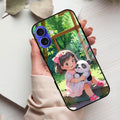 Blush & Panda Glossy Metal Case Cover For iPhone - ShopOnCliQ