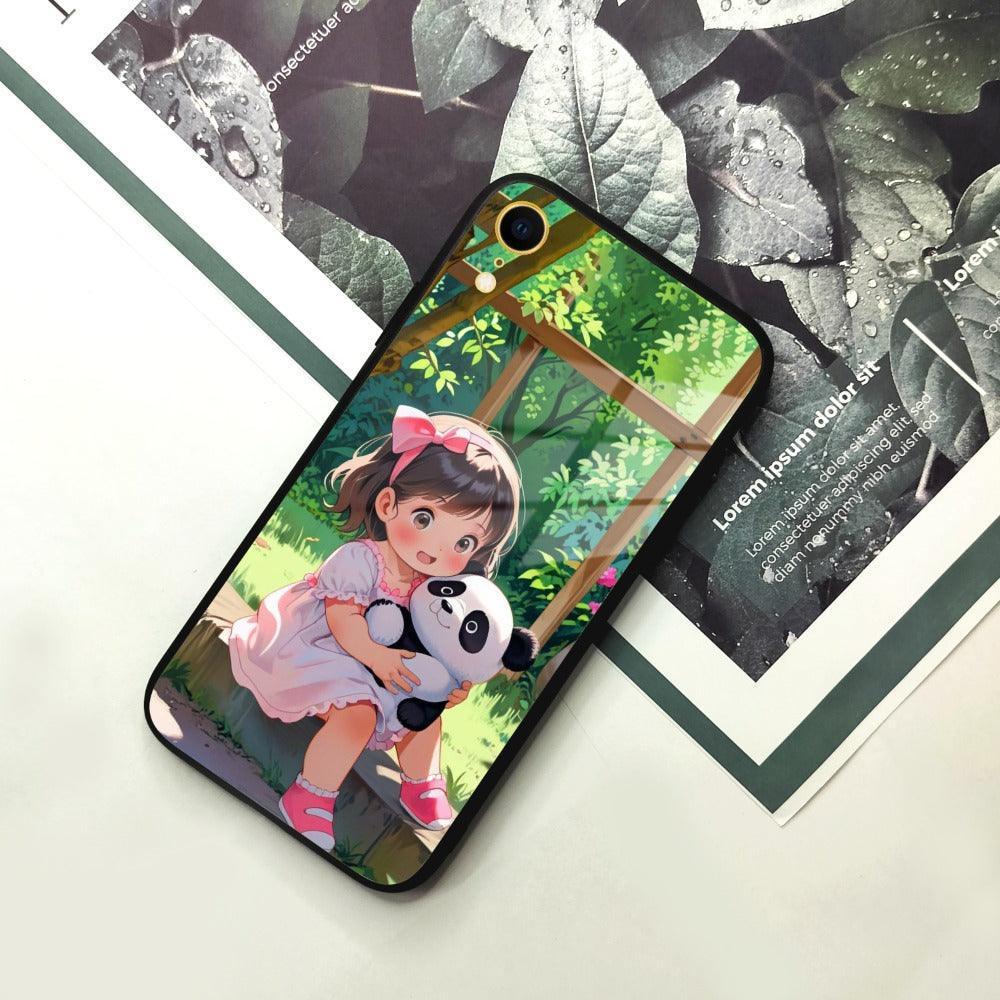 Blush & Panda Glass Case Cover For iPhone - ShopOnCliQ
