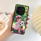 Blush & Panda Glass Case Cover For Vivo - ShopOnCliQ