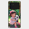 Blush & Panda Glass Case Cover For Iqoo 9 Pro 5G