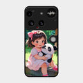 Blush & Panda Glass Case Cover For Nothing Phone 3 5G
