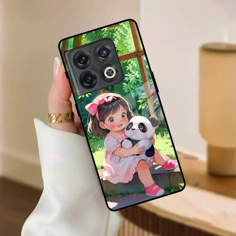 Blush & Panda Glass Case Cover For Oneplus - ShopOnCliQ
