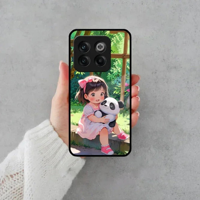 Blush & Panda Glass Case Cover For Oneplus - ShopOnCliQ
