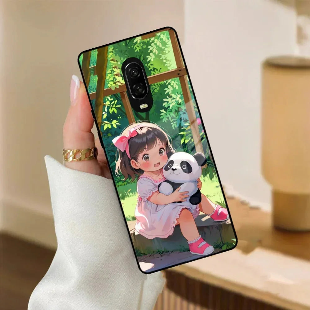 Blush & Panda Glass Case Cover For Oneplus - ShopOnCliQ