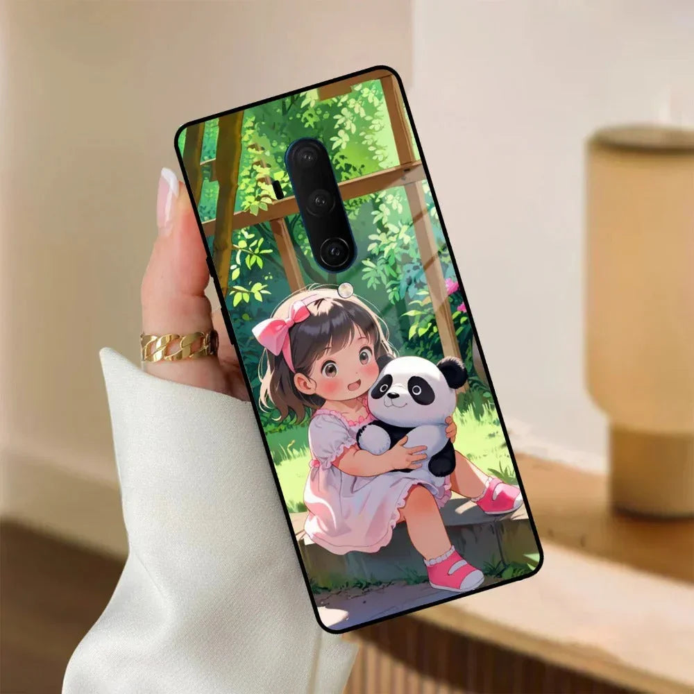 Blush & Panda Glass Case Cover For Oneplus - ShopOnCliQ