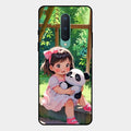 Blush & Panda Glass Case Cover For Oneplus 8