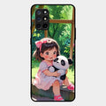 Blush & Panda Glass Case Cover For Oneplus 8T