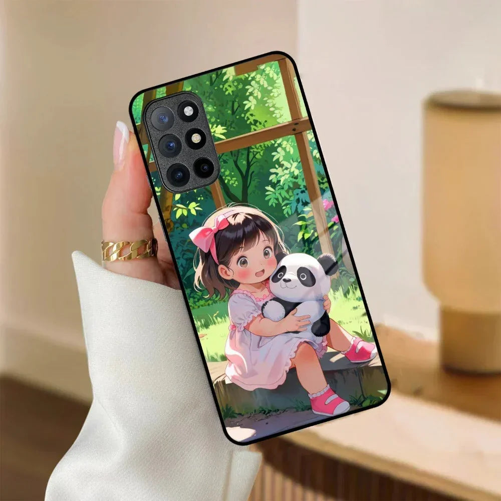 Blush & Panda Glass Case Cover For Oneplus - ShopOnCliQ