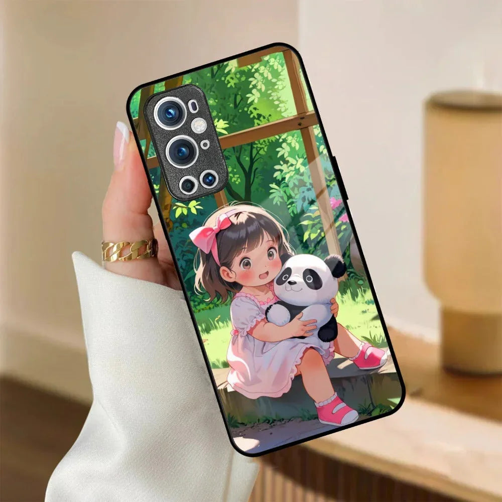 Blush & Panda Glass Case Cover For Oneplus - ShopOnCliQ