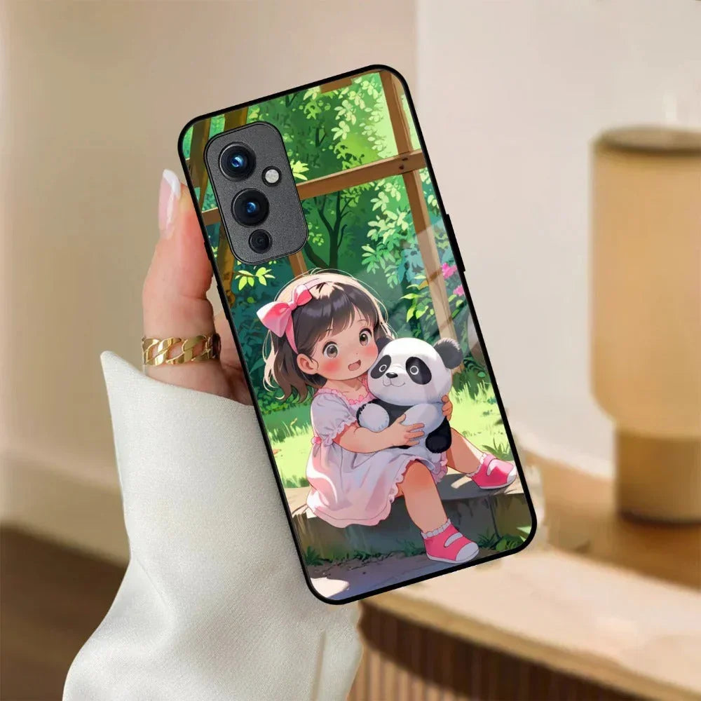Blush & Panda Glass Case Cover For Oneplus - ShopOnCliQ