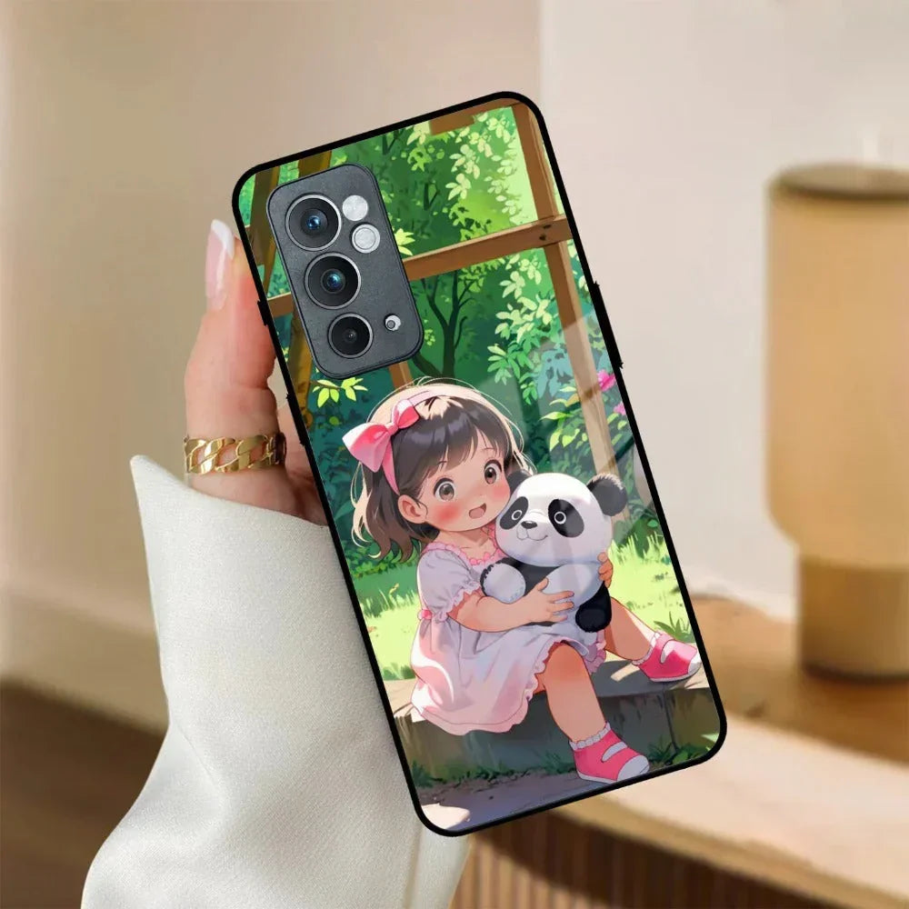 Blush & Panda Glass Case Cover For Oneplus - ShopOnCliQ
