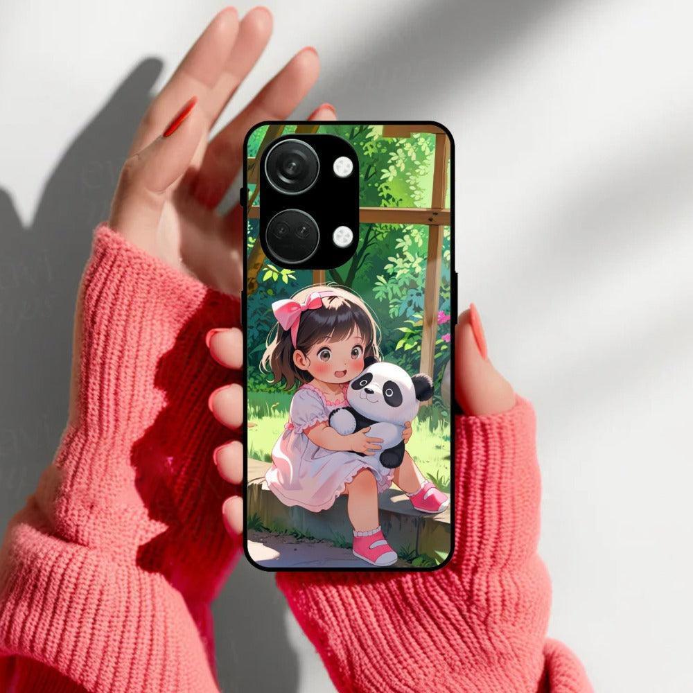 Blush & Panda Glass Case Cover For Oneplus - ShopOnCliQ