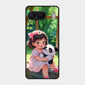 Blush & Panda Glass Case Cover For Oneplus Nord 4 5G